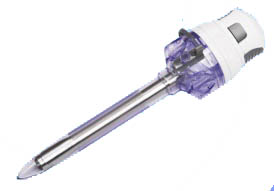 OTOMATİK GÜVENLİK TROKARI KİLİT MEKANİZMALI PİRAMİT UÇLU ÇAP  8MM 171MM